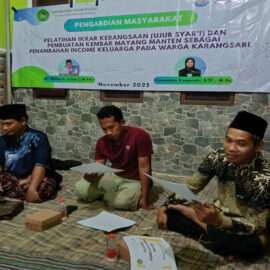 Dari Nilai Kebangsaan hingga Kreativitas Ekonomi: PKM Karangsari Hadirkan Pelatihan Ujub Syar’i dan Kembar Mayang