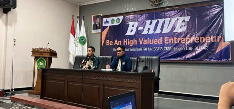 FAI UNISBA Blitar Gandeng IIBF untuk Bangun Jiwa Wirausaha Lewat Seminar B-HIVE